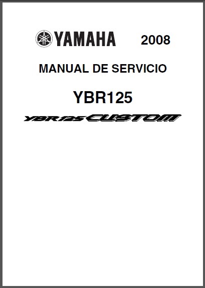 Manual de servicio yamaha ybr 125 custom
